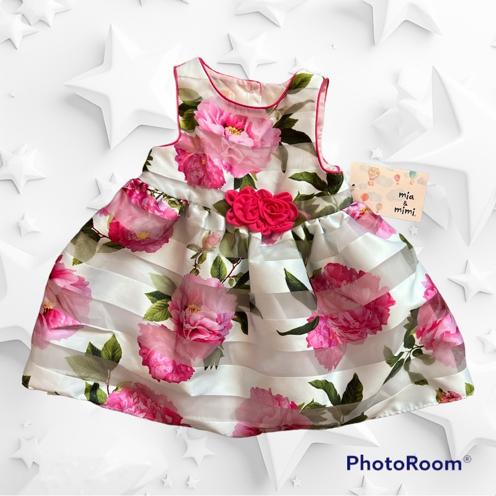 Mia and mini dress . NWT 18M